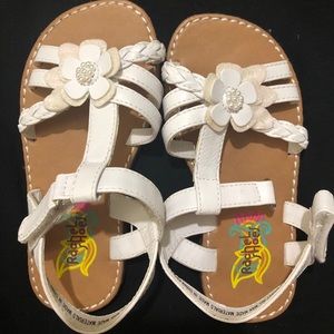 Girls White sandals - NWOT